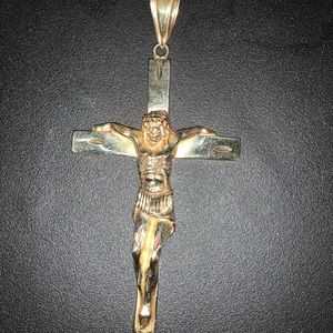 Gold plated cross Charm